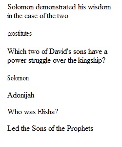 Module 12 Quiz Bible Reading